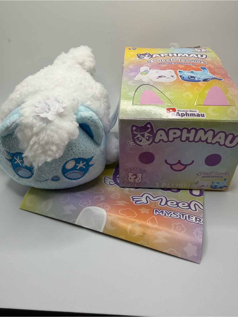 Aphmau Meemeows 6” elemental mystery plush ice cat uncommon